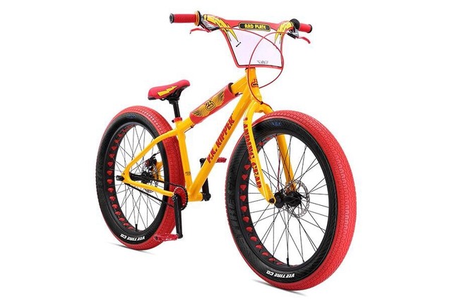 red and yellow se bike